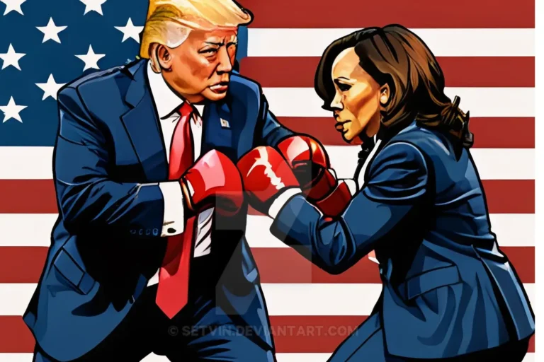 Trashware Art Kamala Trump Debate Boxing Vector 01 by Setvin on DeviantArt